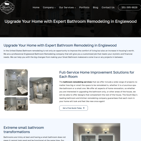 Complete Bathroom Remodeling Services in Englewood You Can Trust