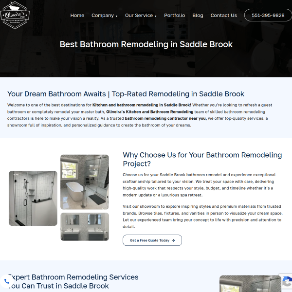 Top Bathroom Remodeling Contractor in Saddle Brook for Modern Homes