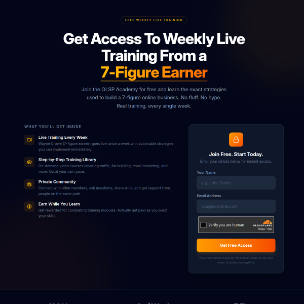Stop Guessing. Get Live 7-Figure Mentorship Weekly.