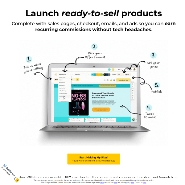Launch ready-to-sell products