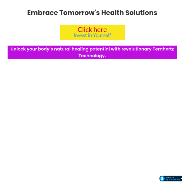 Embrace Tomorrow's Health Solutions