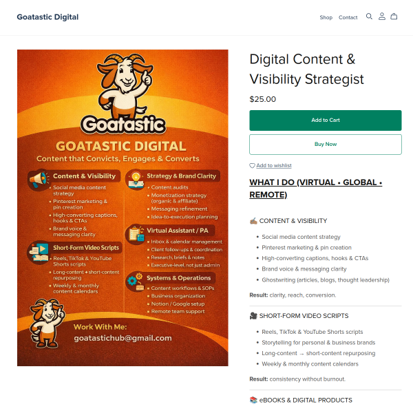 Digital Content & Visibility Strategist