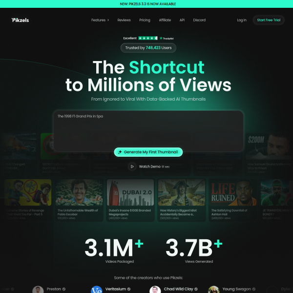 Use AI to generate thumbnails for your content