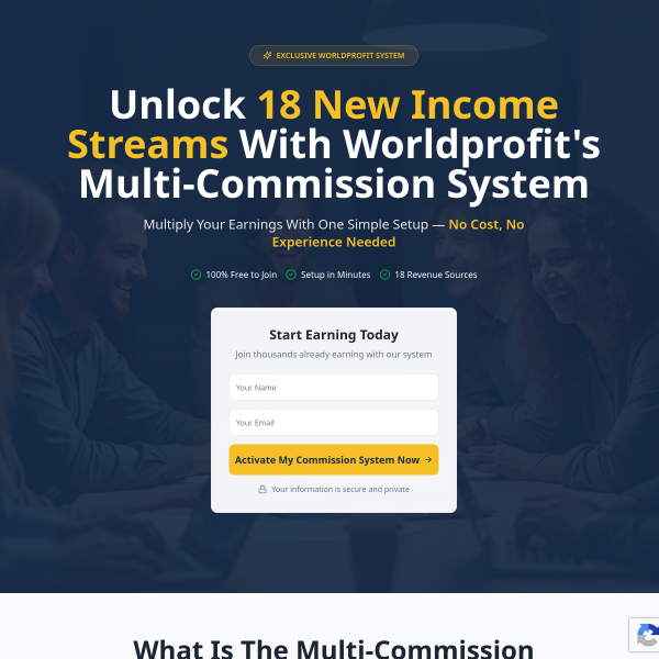 🌟 Multiple Streams of Income Made Simple with Worldprofit