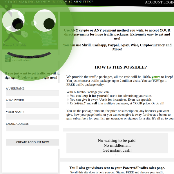 MAKE MONEY IN 17 MINUTES New Giant Throwback Opp