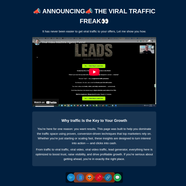Viral Video Machine Traffic App