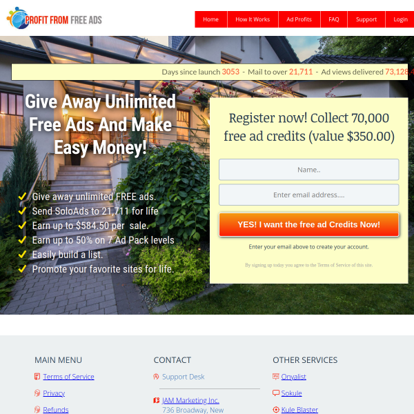 Solve Your Advertising and Money Problems With the BIG Commission Double Mailer