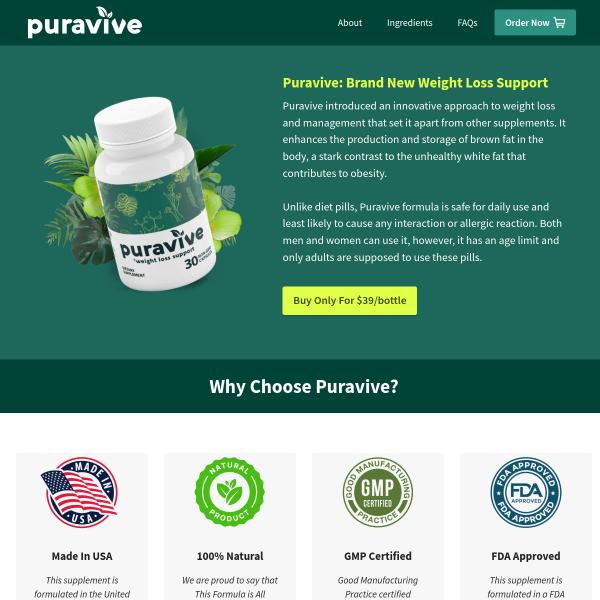 Puravive: Your Path to a Slimmer You!