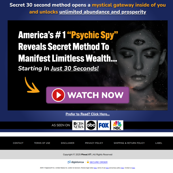 Secret 30 second method opens a mystical gateway inside of you and unlocks unlimited abundance and p