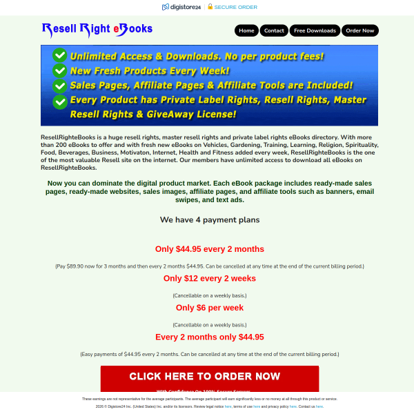 Earn 90% Commissions eBooks with Master Resell Rights