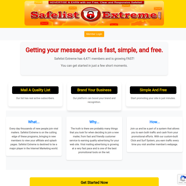 Safe List Xtreme – Boost Your Traffic with Free Advertising Today!