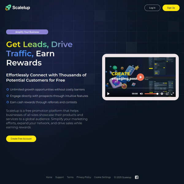 Get Leads, Drive Traffic, and Earn Rewards — Free