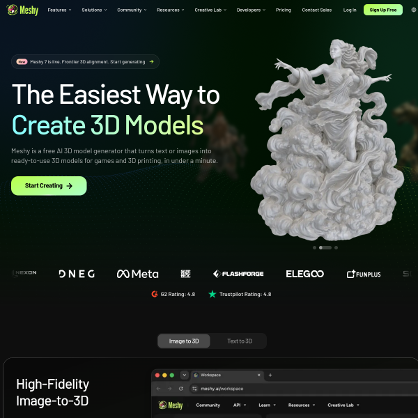 Turn Ideas Into 3D in Under a Minute