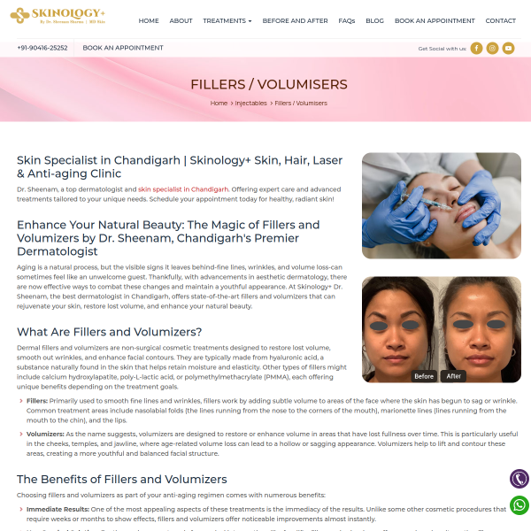 Skin Specialist in Chandigarh – Skinology+ by Dr. Sheenam