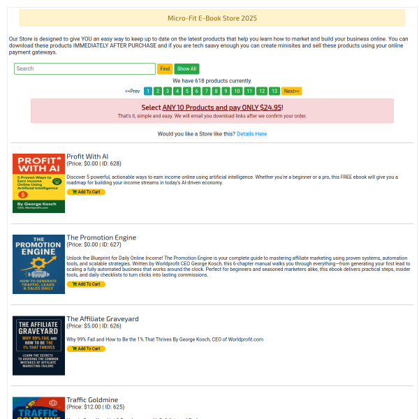 Launch Your Own FREE PLR eBook Store Today! - ACT NOW!