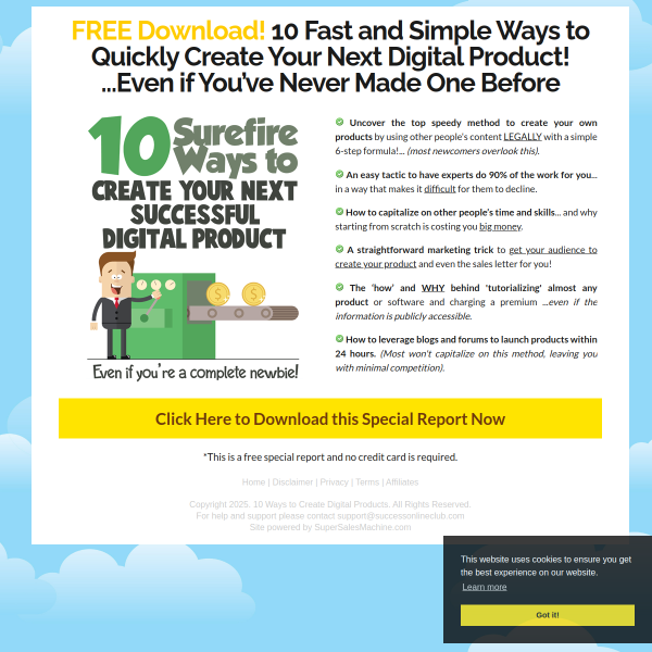 FREE Special Report! Download 