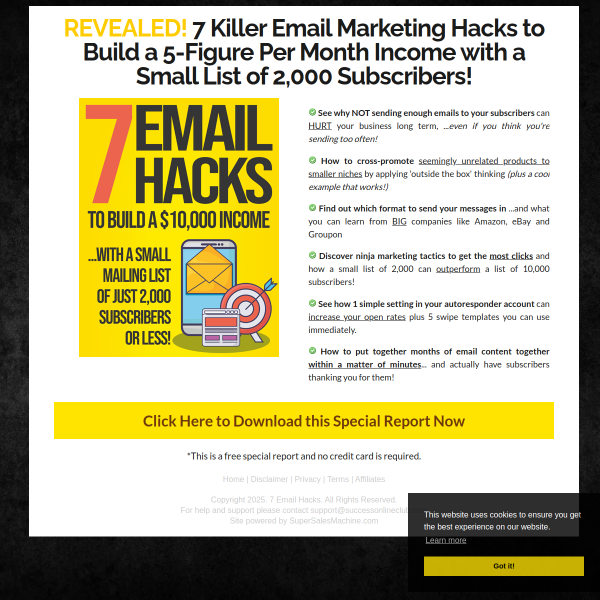 FREE Special Report! Download 
