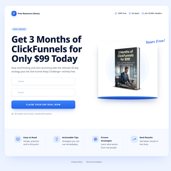 The $99 Opportunity - Your Best Business Decision!