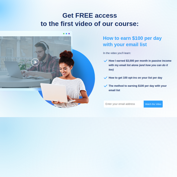 How to Earn $100 per Day  With Your Email List