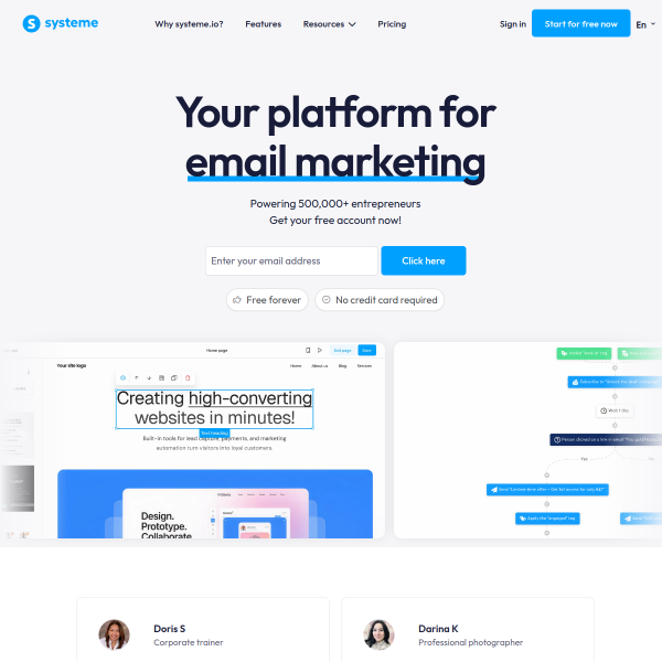 SYSTEME IO - GET YOUR FREE ACCOUNT NOW