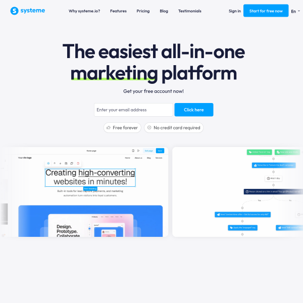 Systeme.io - The only tool you need to launch your online business