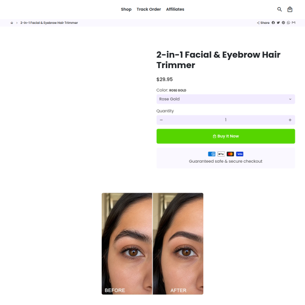Hey Beautiful, Look Even More Beautiful with Neat Eyebrows & a Clean Face