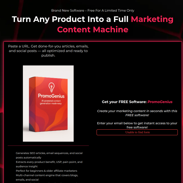 Brand New Software – Free For A Limited Time Only