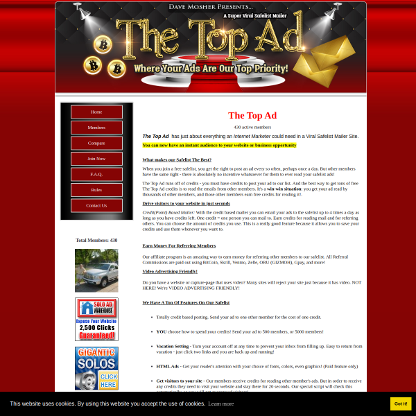 Red Carpet Treatment at TheTopAd