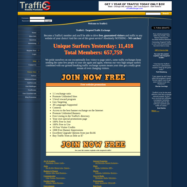 Welcome to TrafficG