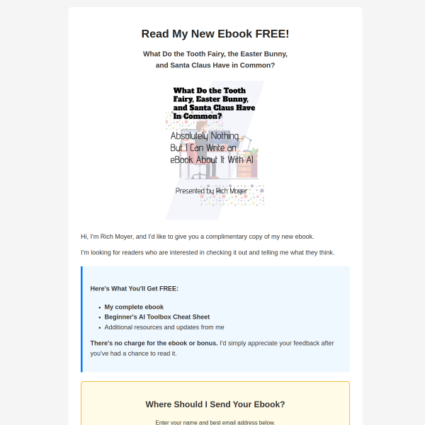 Publishers have been blowing up my email about this book