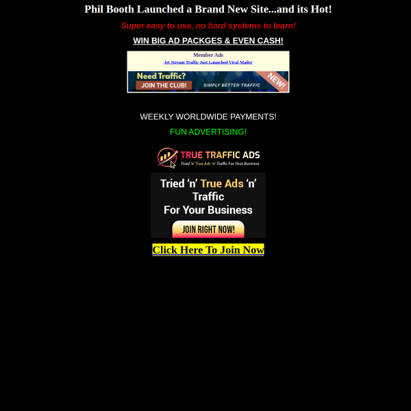Banner Ads, Text Ads, Login Ads