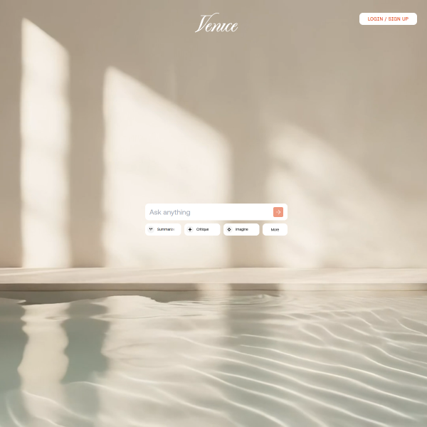 VENICE AI: Enjoy A Private and Uncensored AI Tool