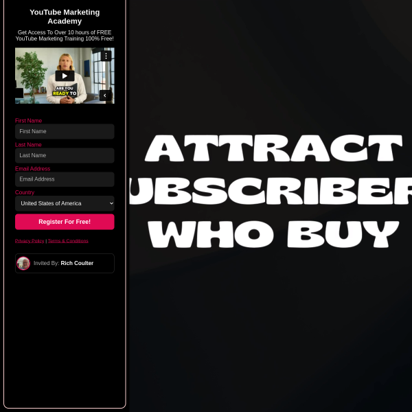 YouTube Marketing Academy- Free Video Tutorials