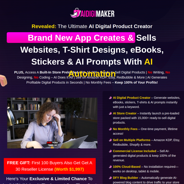 Turn a Simple Keyword Into a Profitable Business With AI!
