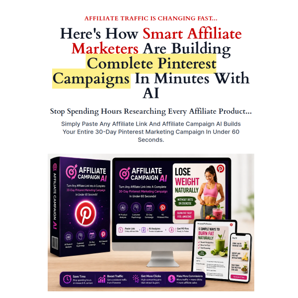 30-Day Pinterest Campaign in 60 Seconds