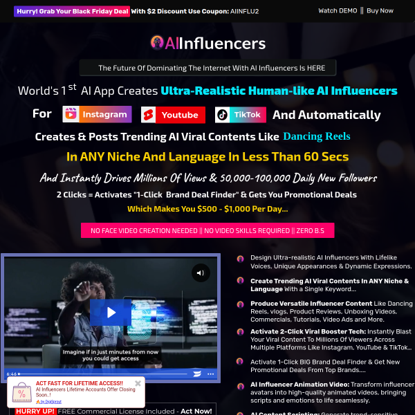 Launch $$$ Making AI Influencers in Just 60 Seconds