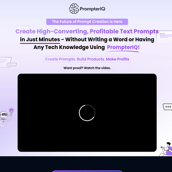 Create High-Converting, Profitable Text Prompts in Just Minute..Create Prompts. Make profits........