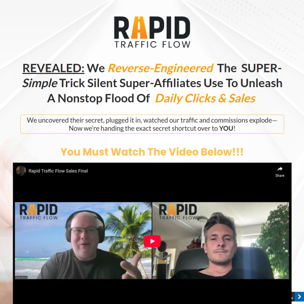 Rapid Traffic Flow