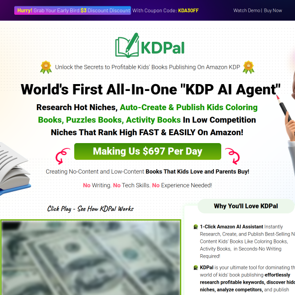 KDPal - Kids Book Publishing AI Agent