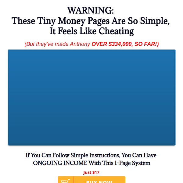 1-Page Profit System - Makes ongoing, recurring income