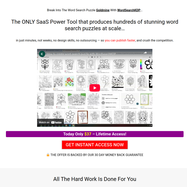 WordsearchKDP - Puzzle Book (Micro SaaS)
