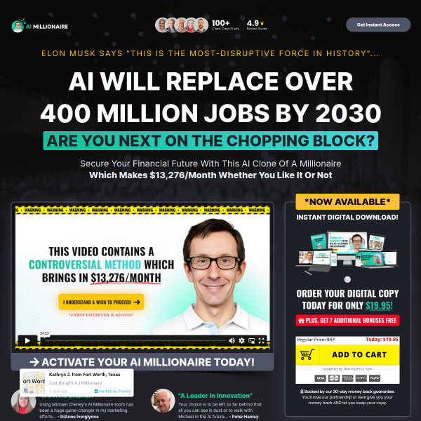 EARN crazy money by automating all your business tasks with AI Millionaire