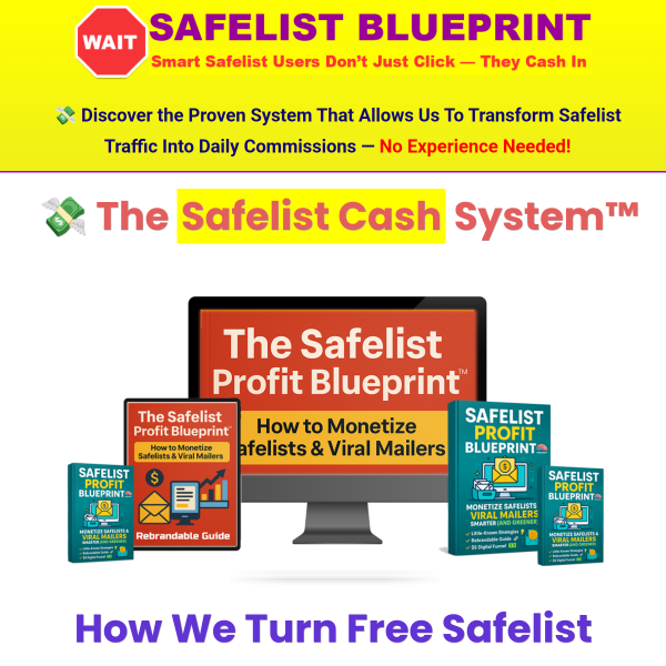 Safe list Cash System: Traffic and Lead Generator