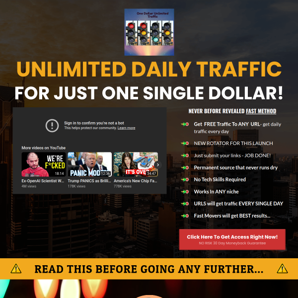One Dollar Unlimited Traffic