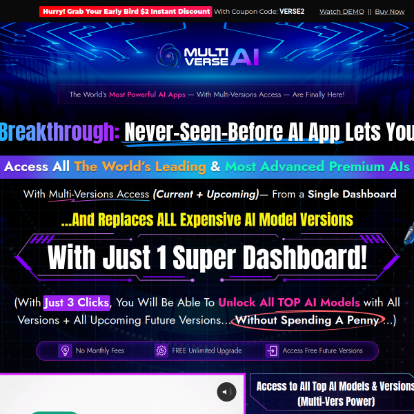 It's The Chance to Get Lifetime Access to Every Version of the World’s Best AIs