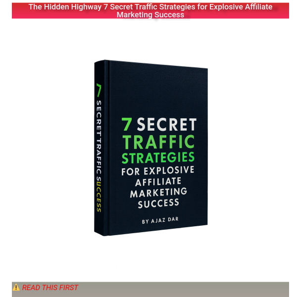 7 Traffic Strategies Affiliates Never Talk About