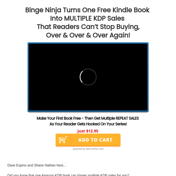 Binge Ninja Turns One Free Kindle Book  Into MULTIPLE KDP Sales