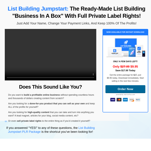 List Building Made Simple for Online Entrepreneurs