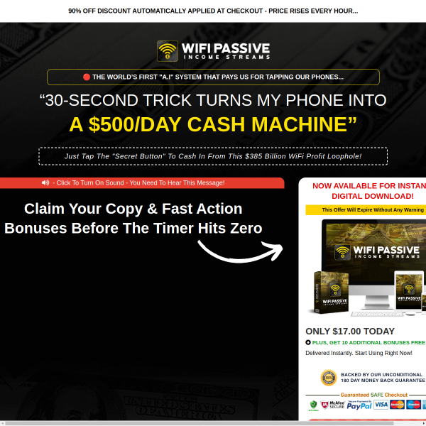 30-second trick turns your phone into a $500/day cash machine