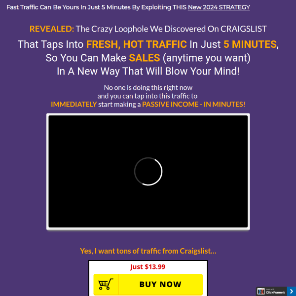 Craigslist Traffic Loophole